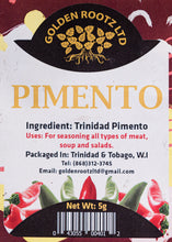 Load image into Gallery viewer, pimento, pimento pepper, trinidad pimento, west indian pepper, seasoning peppers, trinidad, hot sauce, seasoning, marinade
