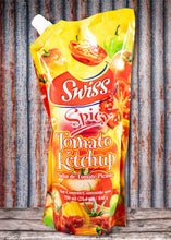 Load image into Gallery viewer, Swiss Ketchup, Spicy Ketchup, Spicy, Condiment, Swiss Brand, Swiss, Ketchup, trini ketchup, trinidad ketchup, Caribbean ketchup, swiss Caribbean ketchup, trinidad flavours, trinidad foods, trinidad street food, trinidad, tobago, trini food, trini drinks, trinidad drinks, Trinidad foods London, Trinidad products UK,  Trinidad and Tobago, Trinidad, My Trini Shop, Trinidad Shop, Trini Shop, Trini food London, Caribbean foods, Caribbean Shop London, Caribbean, Trinidad Grocery, Trinidad food
