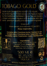 Load image into Gallery viewer, tobago gold chocolate rum cream, chocolate rum cream, tobago coco, chocolate cream, tobago rum, caribbean rum, rum cream, rum, trini christmas, trinidad christmas, cream rum, red rum, dark rum, white rum, gold rum, trini christmas, christmas,  trinidad christmas, Trinidad products UK,  Trinidad and Tobago, Trinidad, My Trini Shop, Trinidad Shop, Trini Shop, Trini food London, Caribbean foods, Caribbean Shop London, Caribbean, Trinidad Grocery, Trinidad food, Trini
