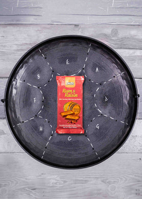 charles chocolate, rum and raisins, charles, trinidad snacks, milk chocolate, snacks