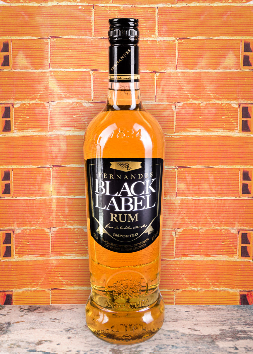 Fernandes Black Label Rum 750ml – My Trini Shop Ltd