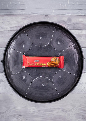 charles chocolate, rum and raisins, charles, trinidad snacks, milk chocolate, snacks