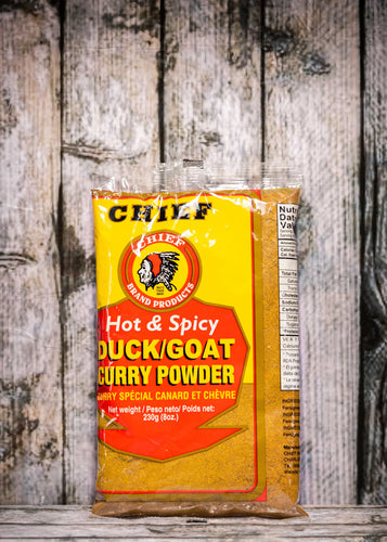 chief, powder, curry powder, marinade, seasoning, duck, goat
