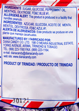 Load image into Gallery viewer, Powermints, Mints, Diana, Diana Candy, Trinidad Mints, Diana Candy Trinidad, Diana Trinidad, kc candy, kc confectionery, toffee, chocolate mints, choco filled mints, choco mints, creamy toffee, trinidad kc, trinidad snacks, dinner mints,  ginger mints, ice mints, snacks, Trinidad sweets, Trinidad foods London, Trinidad products UK,  Trinidad and Tobago, Trinidad, My Trini Shop, Trinidad Shop, Trini Shop, Trini food London, Caribbean snacks, Caribbean foods, Caribbean Shop London, Caribbean, Trinidad Grocery
